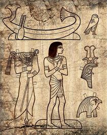 Egyptian Paperdoll / Horus