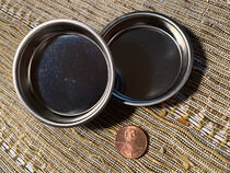 Heater Pans - metal 2.25" dia.